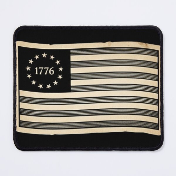 Item preview, Vintage 1776 Betsy Ross American Flag Revolutionary War Engraving designed and sold by DarkOriginArts.