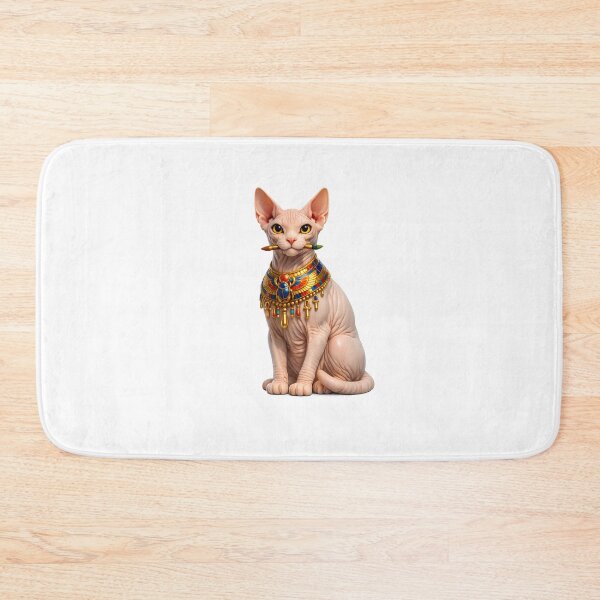 Item preview, Elegant 3D Sphynx Cat Egyptian Pharaoh Necklace Art designed and sold by MIROUZ2000.