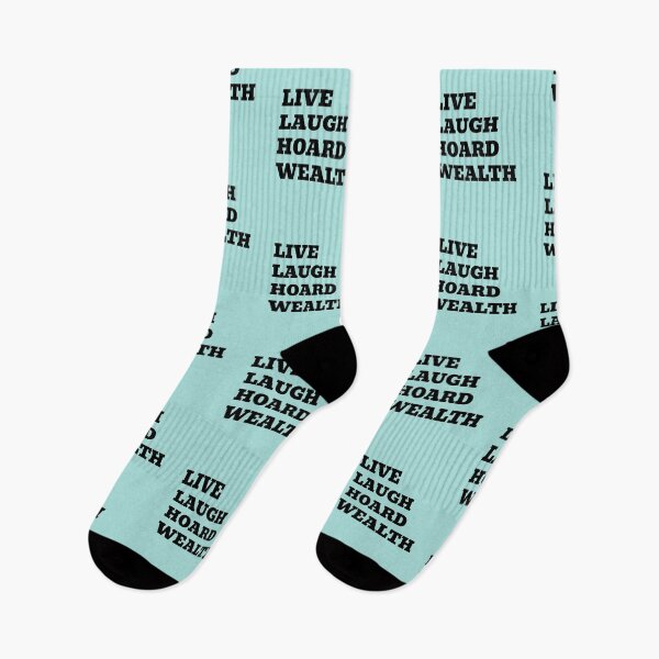 Item preview, LIVE LAUGH HOARD WEALTH designed and sold by WakeNBake-Tees.