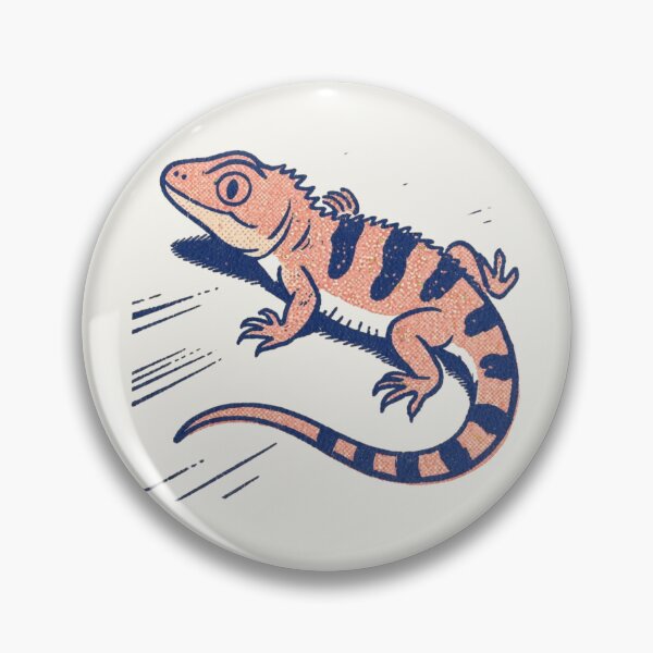 Item preview, Retro Textured Lizard – Vintage Risograph Reptile Streetwear T-Shirt designed and sold by FIREDesignsPOD.