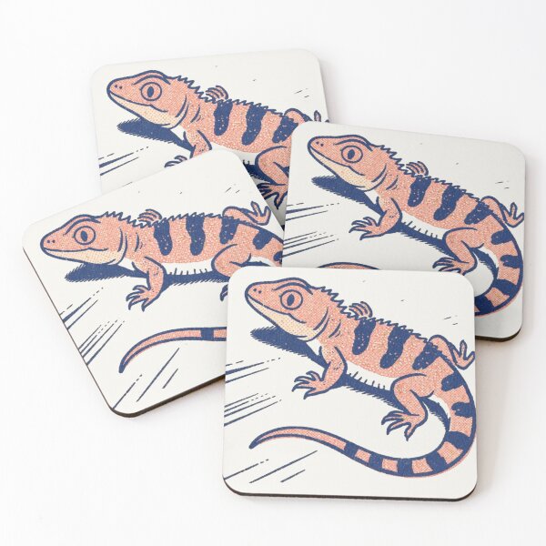 Item preview, Retro Textured Lizard – Vintage Risograph Reptile Streetwear T-Shirt designed and sold by FIREDesignsPOD.