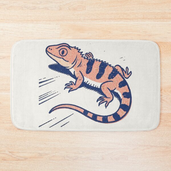 Item preview, Retro Textured Lizard – Vintage Risograph Reptile Streetwear T-Shirt designed and sold by FIREDesignsPOD.