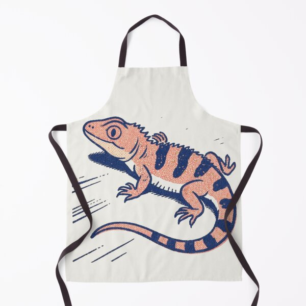 Item preview, Retro Textured Lizard – Vintage Risograph Reptile Streetwear T-Shirt designed and sold by FIREDesignsPOD.