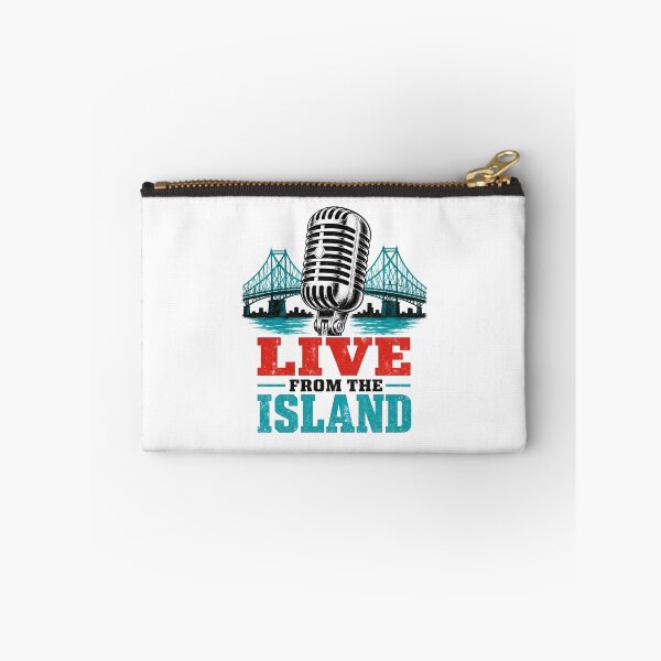 Item preview, Live From The Island Montréal Jazz Music Vintage Design designed and sold by Fenay Designs.