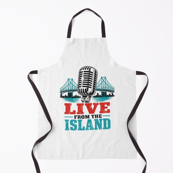 Item preview, Live From The Island Montréal Jazz Music Vintage Design designed and sold by Fenay Designs.