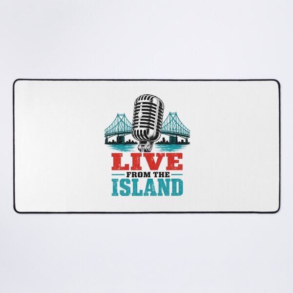 Item preview, Live From The Island Montréal Jazz Music Vintage Design designed and sold by Fenay Designs.