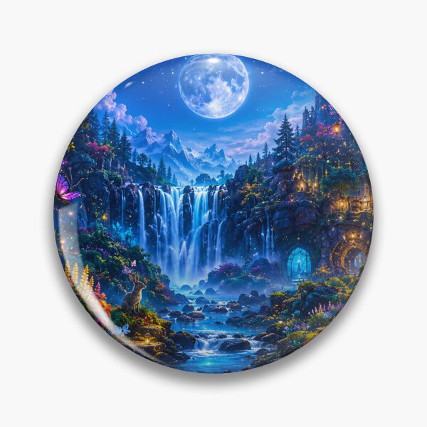 Item preview, Moonlit Enchanted Forest Wonderland designed and sold by Velmart.