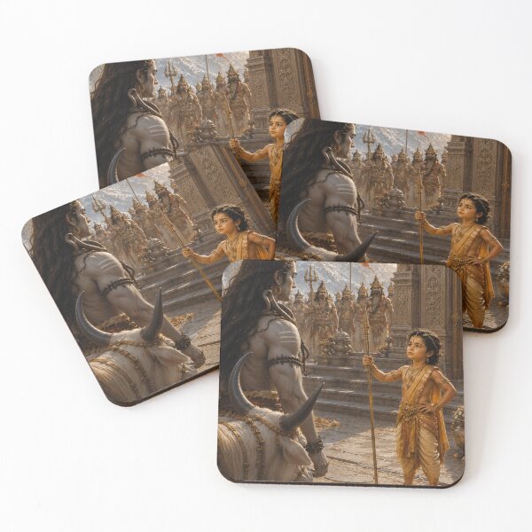 Item preview, Ganesha Birth Story Series – Fearless Ganesha Refuses Lord Shiva Entry designed and sold by Homyar.