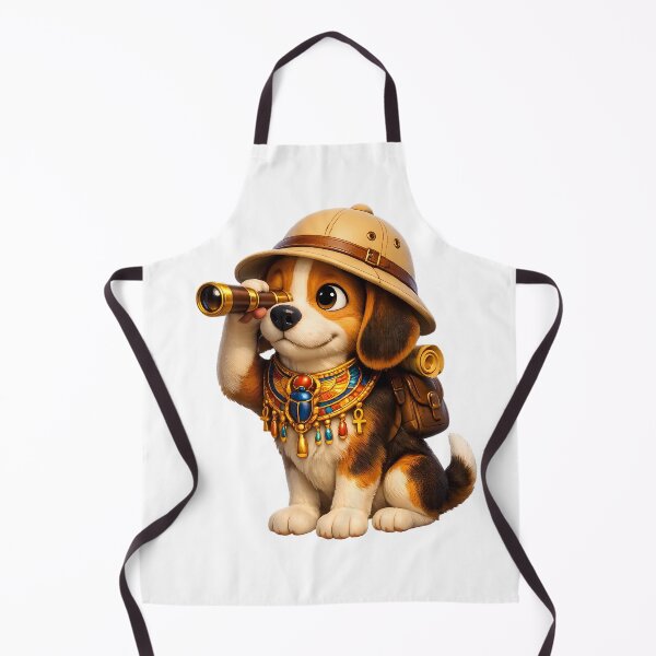 Item preview, Cinematic 3D Beagle Dog Explorer Hat Telescope Sticker designed and sold by MIROUZ2000.