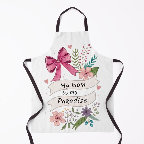 Item preview, My Mom Is My Paradise Watercolor Floral Design designed and sold by Nuvoro Gifts.
