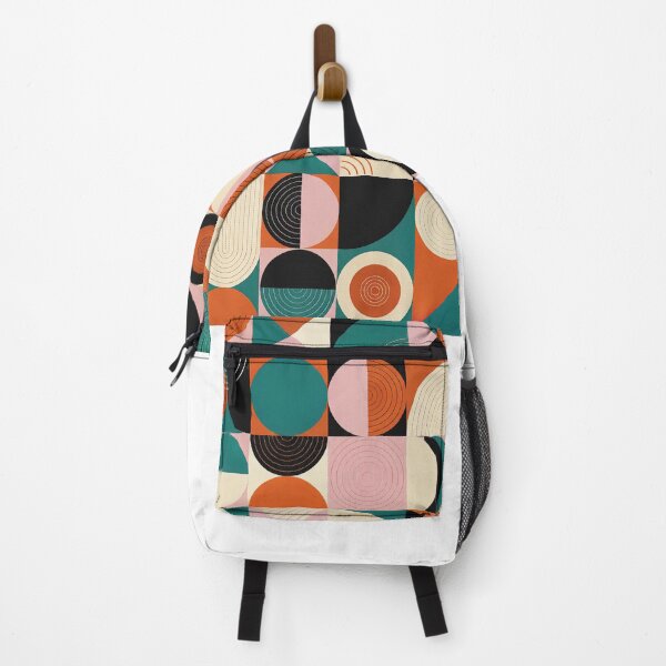 Item preview, Geometric tile pattern in retro colors designed and sold by benjaminmayer99.