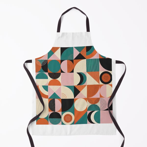 Item preview, Geometric tile pattern in retro colors designed and sold by benjaminmayer99.