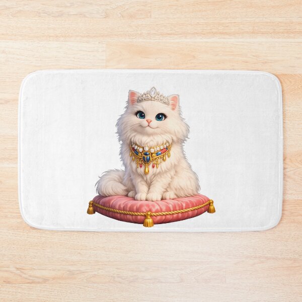 Item preview, Cute 3D Persian Cat Diamond Tiara Crown Royal Sticker designed and sold by MIROUZ2000.