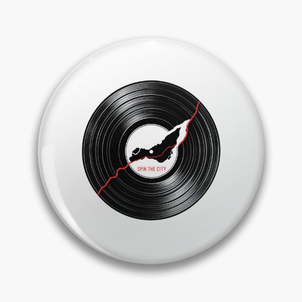 Item preview, Spin The City Montréal Island Vinyl Record Music Graphic designed and sold by Fenay Designs.
