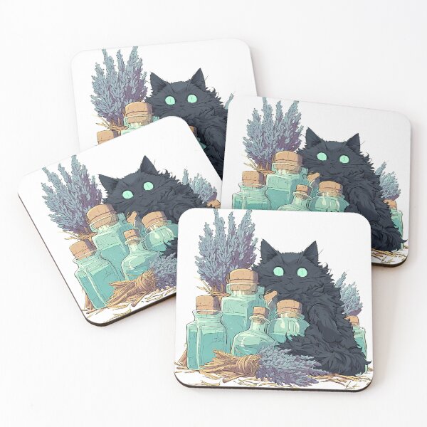 Item preview, Apothecary Shelf Cat designed and sold by IllumeInk.
