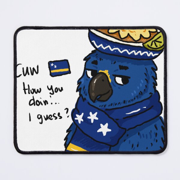 Item preview, Awkward Animal Hat Club – Curaçao Blue Parrot | FIFA World Cup 2026 designed and sold by chupichapa.