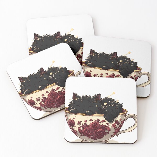 Item preview, Starry Teacup Cat designed and sold by IllumeInk.