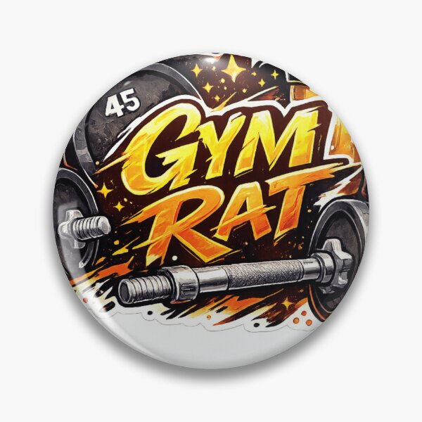 Item preview, Gymrat Sticker | Fitness Lifestyle Design | Gym Motivation Typography designed and sold by Nilucreations.