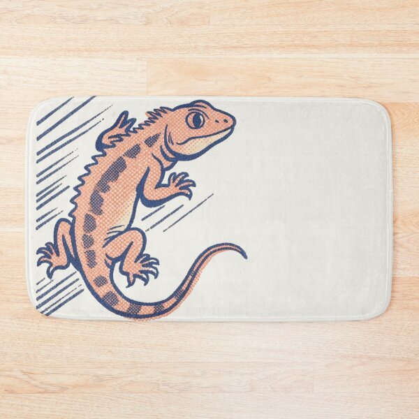Item preview, Retro Textured Lizard – Vintage Risograph Reptile Streetwear T-Shirt designed and sold by FIREDesignsPOD.