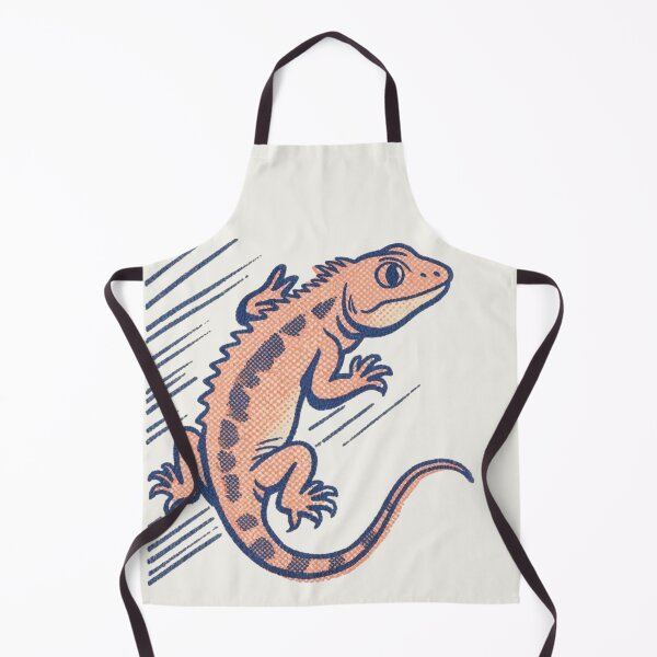 Item preview, Retro Textured Lizard – Vintage Risograph Reptile Streetwear T-Shirt designed and sold by FIREDesignsPOD.