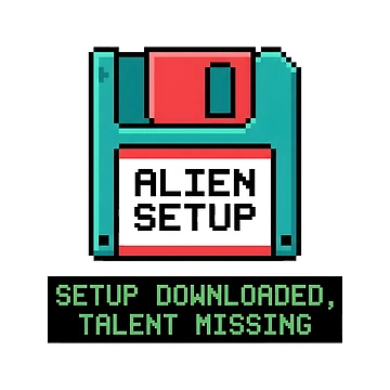 Artwork thumbnail, Setup Downloaded, Talent Missing - Sim Racing Humor by GarageGraphics