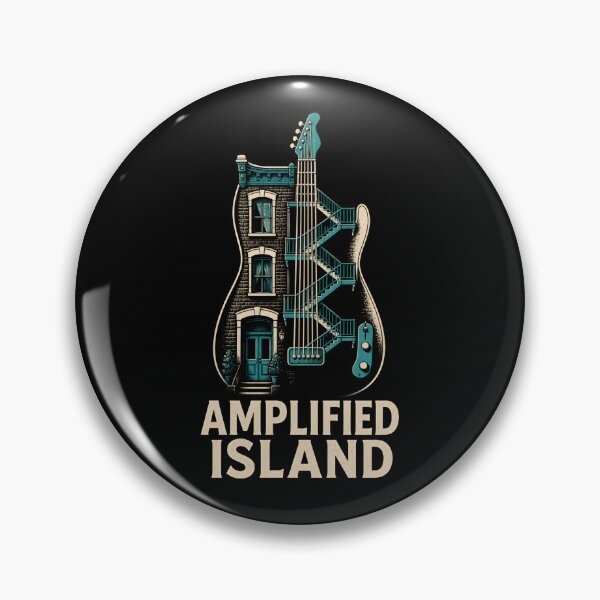 Item preview, Amplified Island Montreal Guitar Architecture Music Design designed and sold by Fenay Designs.