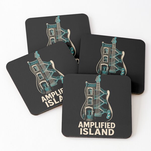 Item preview, Amplified Island Montreal Guitar Architecture Music Design designed and sold by Fenay Designs.