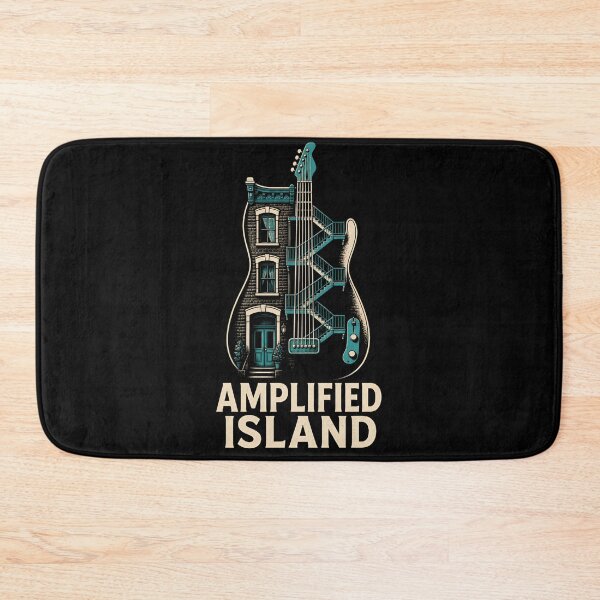 Item preview, Amplified Island Montreal Guitar Architecture Music Design designed and sold by Fenay Designs.