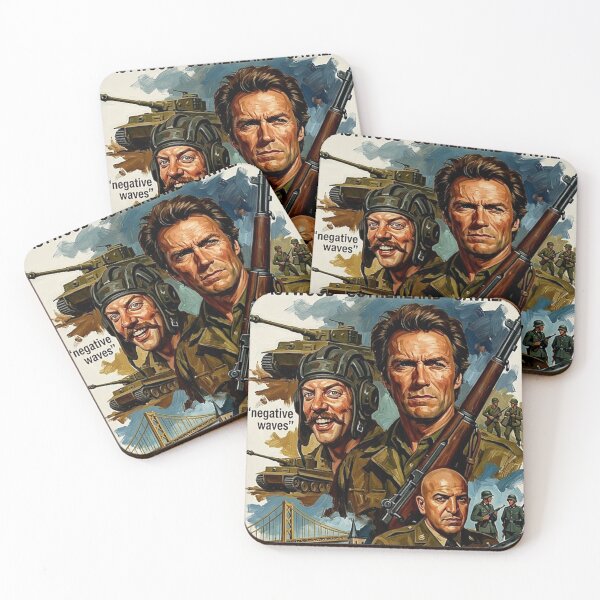 Item preview, Always with the Negative Waves – Kelly’s Heroes Fine Art Print designed and sold by Art's Diner.