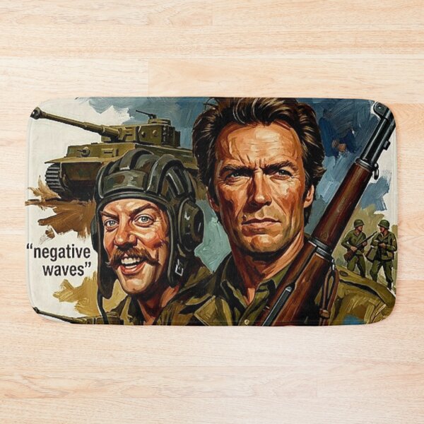 Item preview, Always with the Negative Waves – Kelly’s Heroes Fine Art Print designed and sold by Art's Diner.
