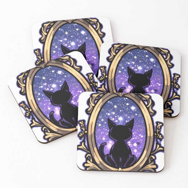 Item preview, Mirror of Stars Cat designed and sold by IllumeInk.