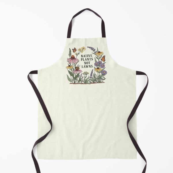 Item preview, Native Plants Not Lawns Illustration Cottagecore Wildflowers Art designed and sold by SholoStudio.