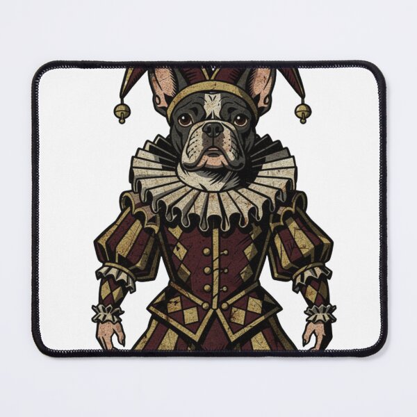 Item preview, The Court Jester Frenchie - Dark Academia Dog Apparel designed and sold by frenchiesociety.co.