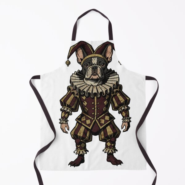 Item preview, The Court Jester Frenchie - Dark Academia Dog Apparel designed and sold by frenchiesociety.co.