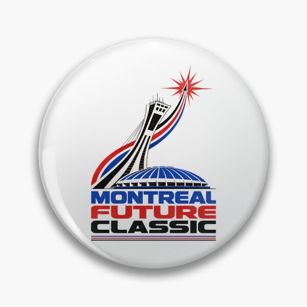 Item preview, Montreal Future Classic Olympic Stadium Retro Graphic designed and sold by Fenay Designs.
