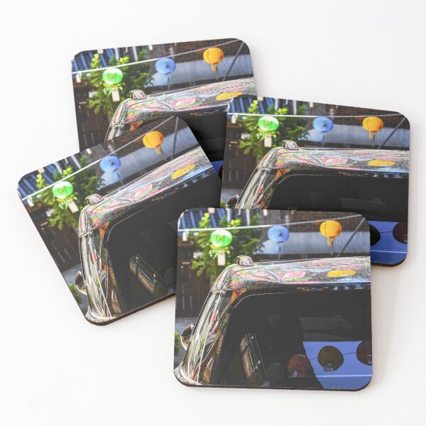 Item preview, Festival Lanterns Reflected on Black Car | 연등 designed and sold by HyunDam.