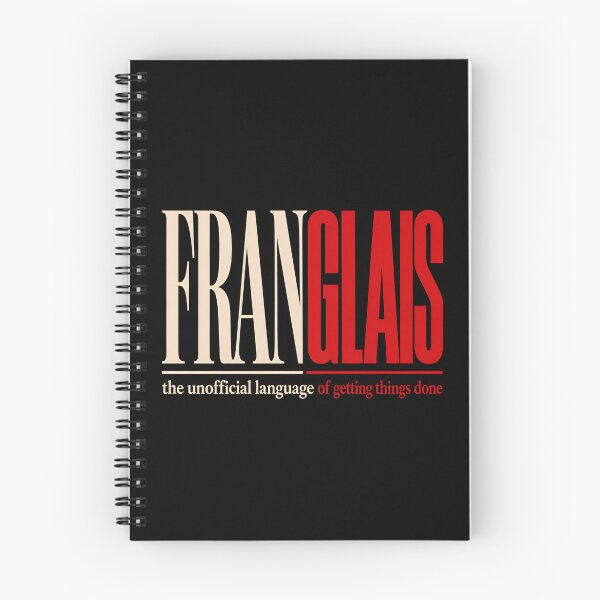 Item preview, Franglais Unofficial Language Montreal Typography Design designed and sold by Fenay Designs.