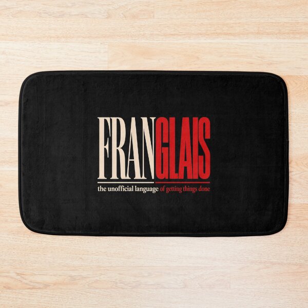 Item preview, Franglais Unofficial Language Montreal Typography Design designed and sold by Fenay Designs.