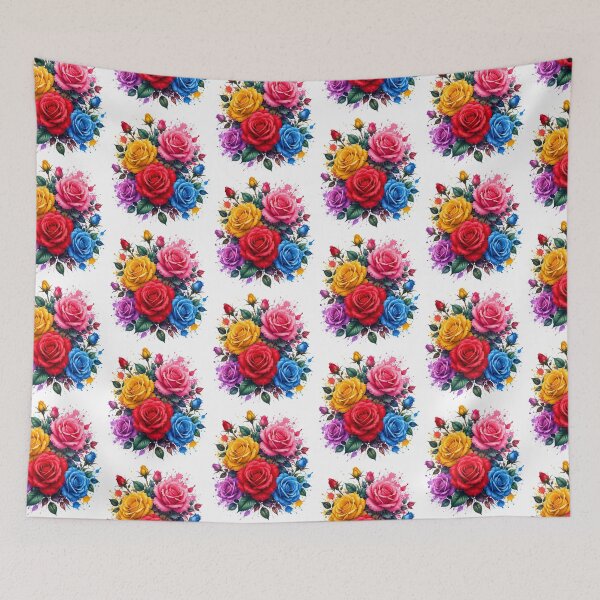 Item preview, colorful roses designed and sold by Vibeprintstyle.