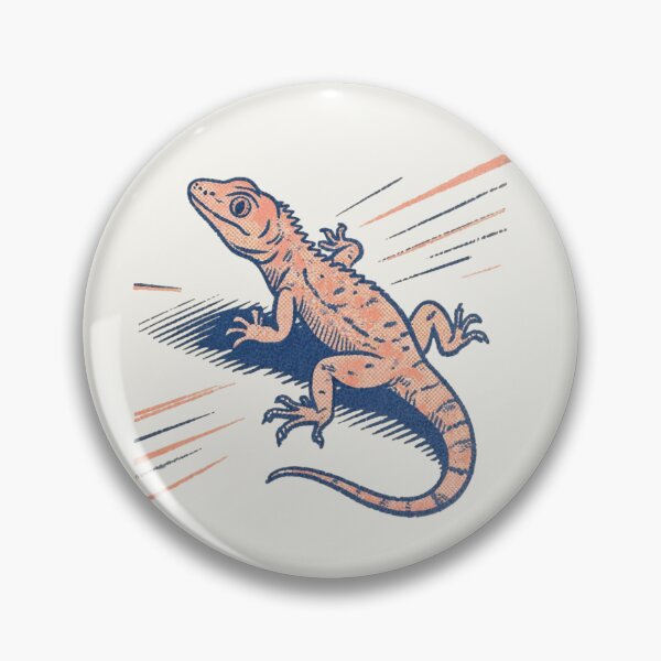 Item preview, Copy of Retro Textured Lizard – Vintage Risograph Reptile Streetwear T-Shirt designed and sold by FIREDesignsPOD.