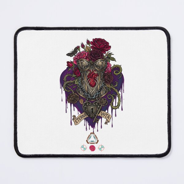 Item preview, Eterna Vota – Gothic Heart Lock & Skeleton Hands designed and sold by m-yoga-store.