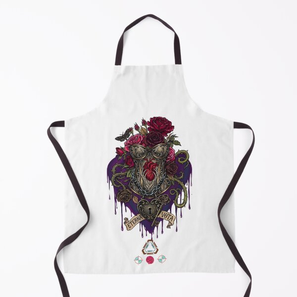 Item preview, Eterna Vota – Gothic Heart Lock & Skeleton Hands designed and sold by m-yoga-store.