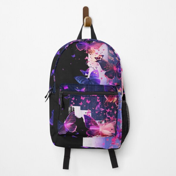 Item preview, Pixelated Butterfly Swarm - Glitch Art & Vaporwave Design designed and sold by STATIC SOUL.