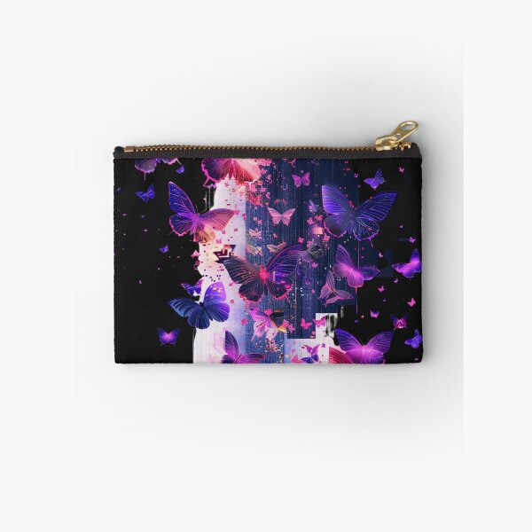 Item preview, Pixelated Butterfly Swarm - Glitch Art & Vaporwave Design designed and sold by STATIC SOUL.