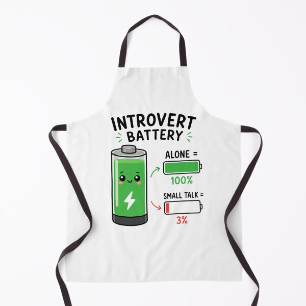 Item preview, Introvert Battery Alone 100 Percent Small Talk 3 Percent Funny Introvert Gift designed and sold by INVITOARTE.