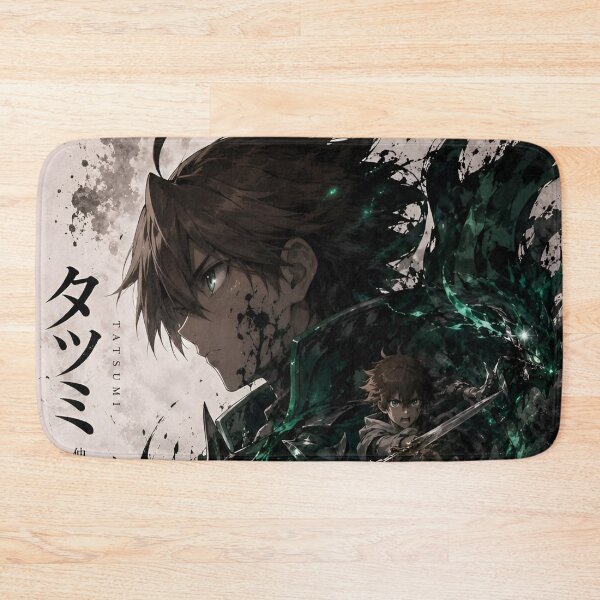 Item preview, Tatsumi Dragon Warrior Anime Poster | Dark Fantasy Sword Fighter Green Dragon Energy Art designed and sold by Dyan4.