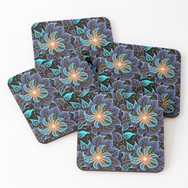 Item preview, Coral Neon Flower art designed and sold by krazzyremo.
