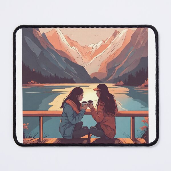 Item preview, Cozy Couple Love Illustration Design designed and sold by MMV2612.