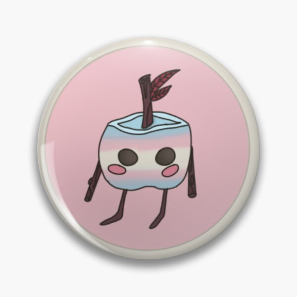 Item preview, Pink and Ivory Trans Junimo designed and sold by ColdBrewStew.