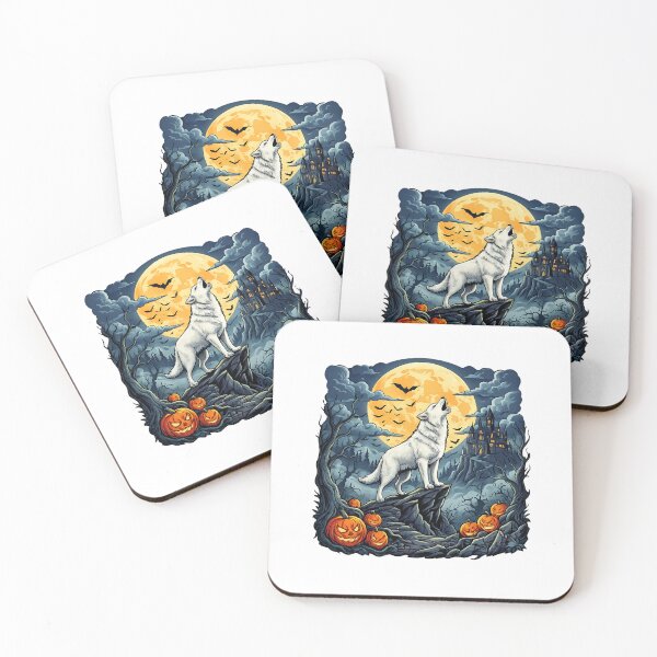 Item preview, panda humor halloween  West Highland White Terrier Moon designed and sold by ArtDesignTp.